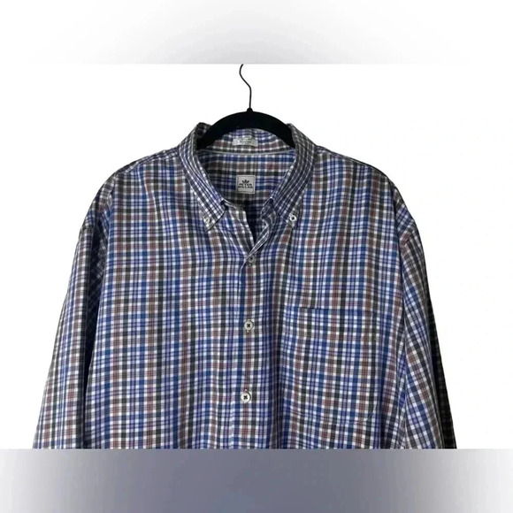 Peter Millar Crown Button Down Long Sleeve Cotton Shirt - Picture 4 of 8